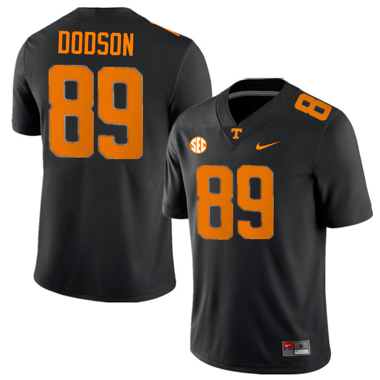 #89 Joakim Dodson UT Vols Jerseys,Tennessee Volunteers College Football Jerseys Stitched-Black